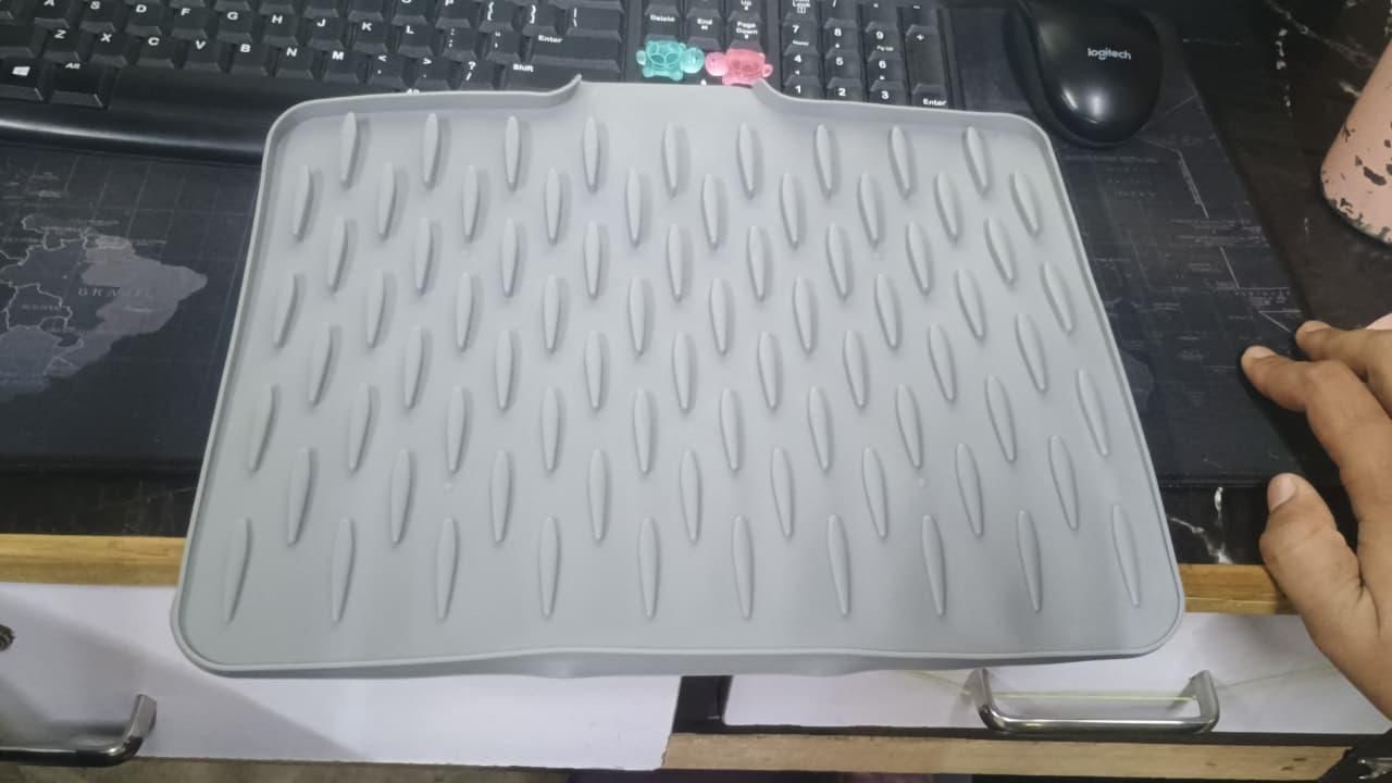 Glowitup Silicone Dish Drying Mat for Kitchen