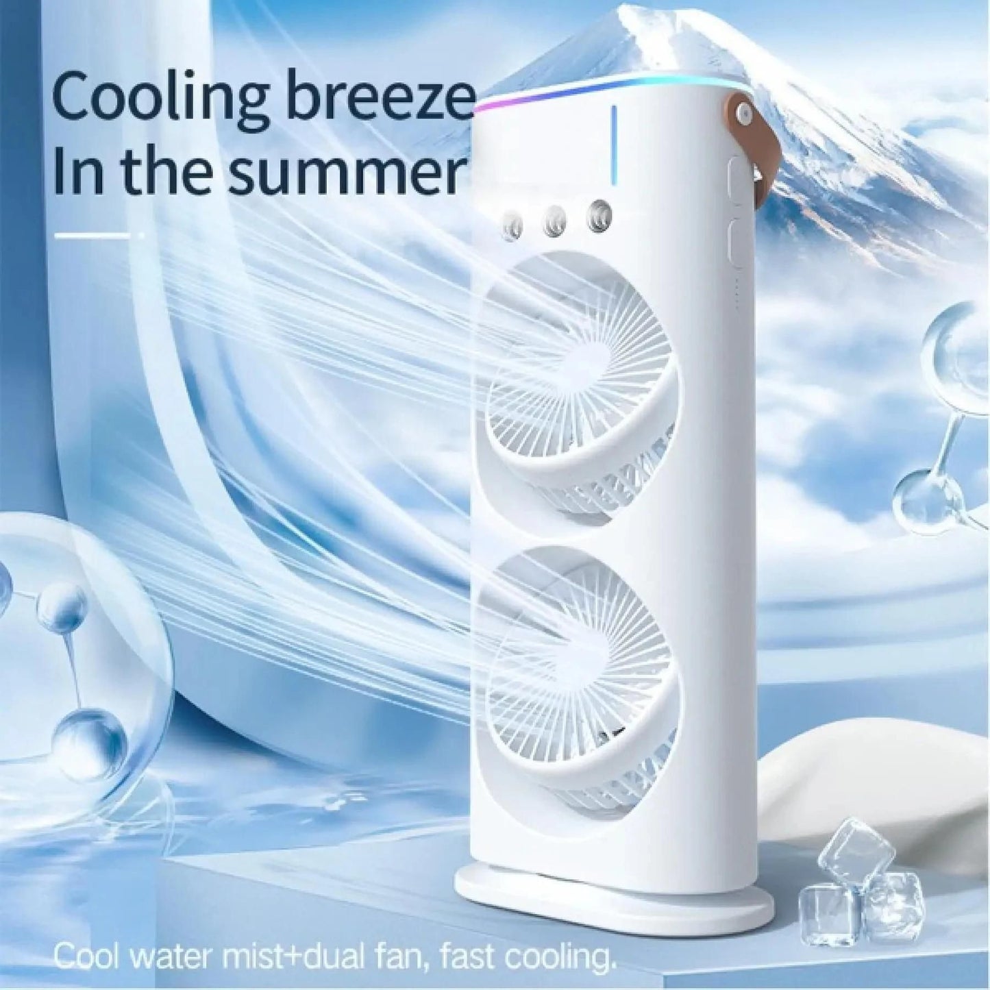 Glowitup Double-Ended Spray Fan with remote controller