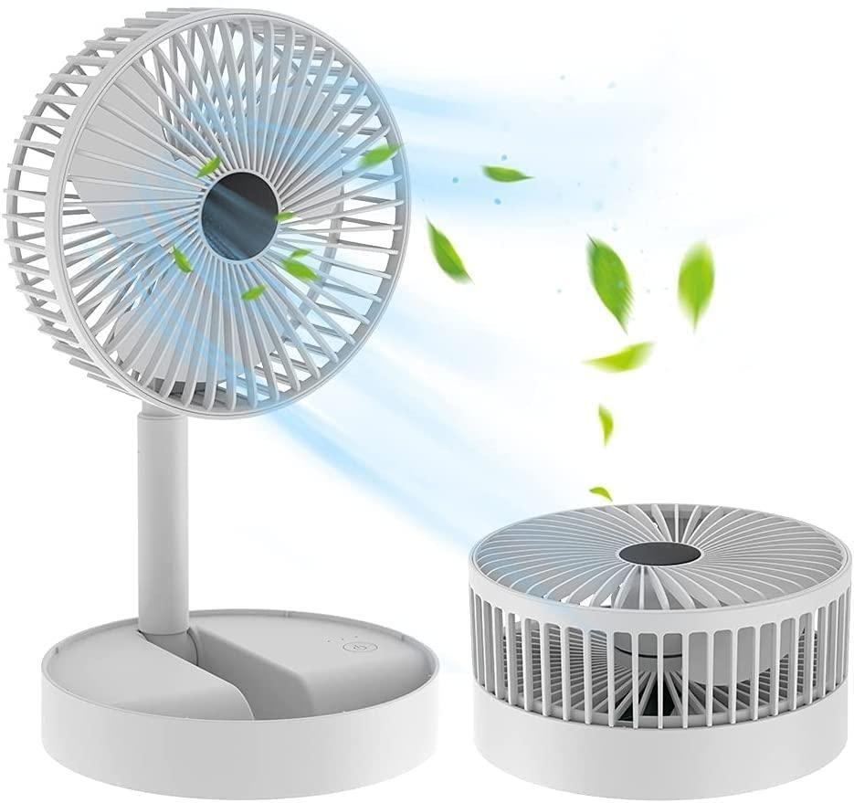 Glowitup Powerful Rechargeable High Speed Table Desk Fan