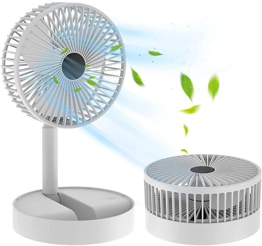 Glowitup Powerful Rechargeable High Speed Table Desk Fan