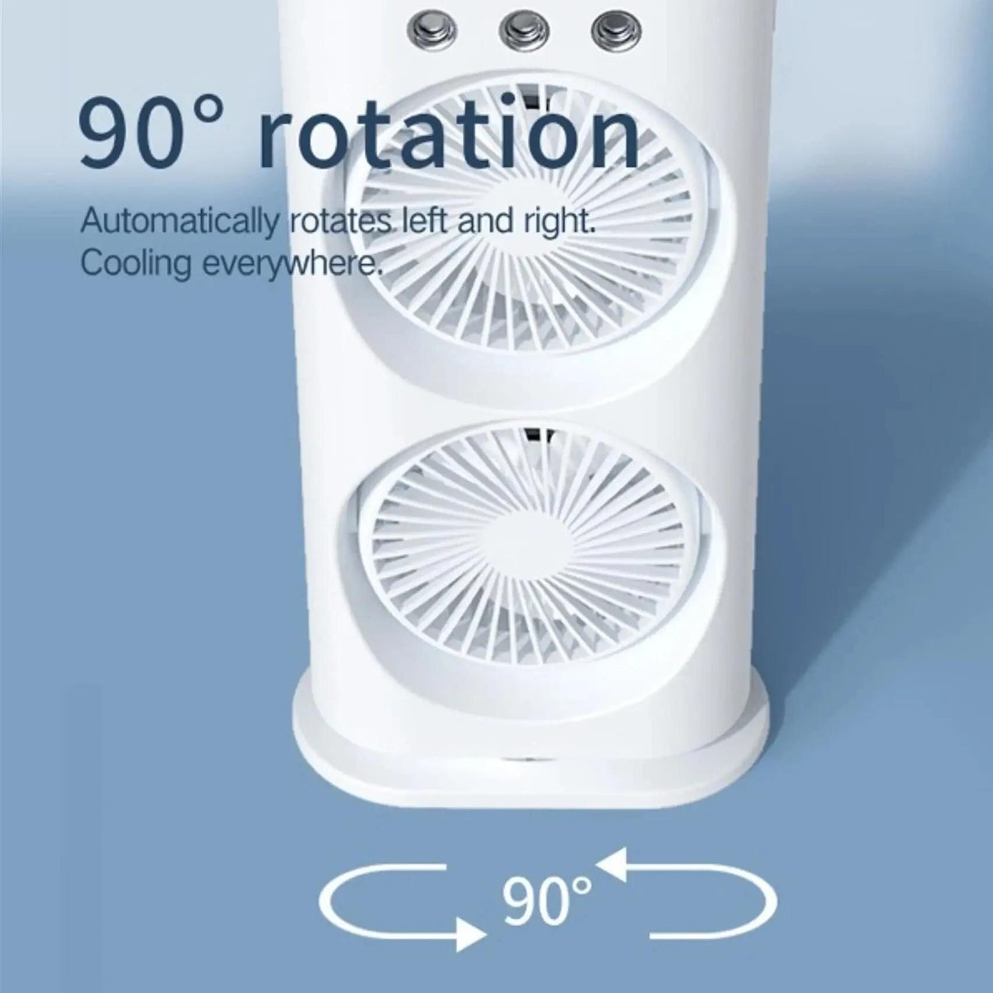 Glowitup Double-Ended Spray Fan with remote controller